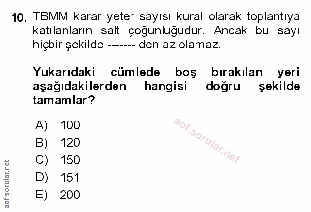 Soru 10