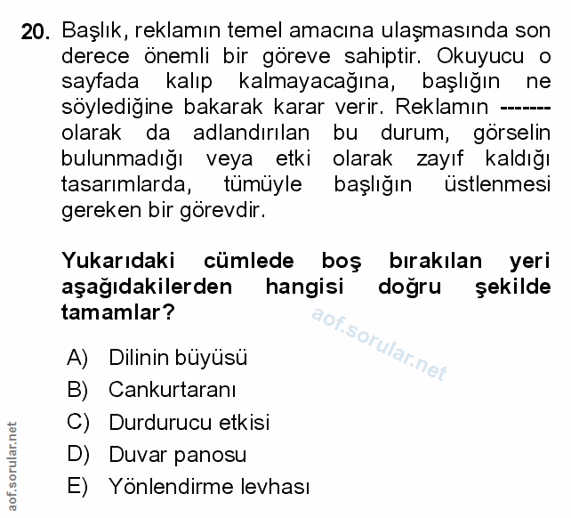 Soru 20