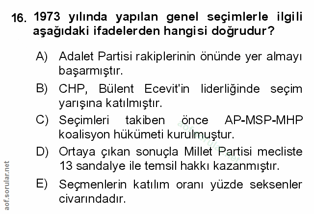 Soru 16