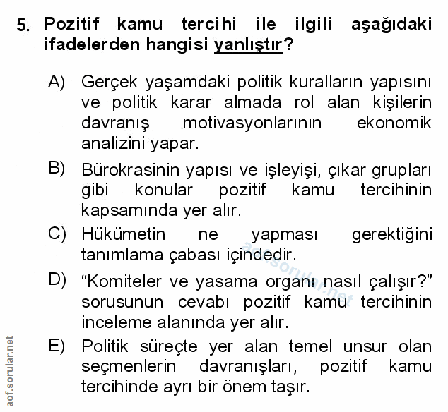 Soru 5