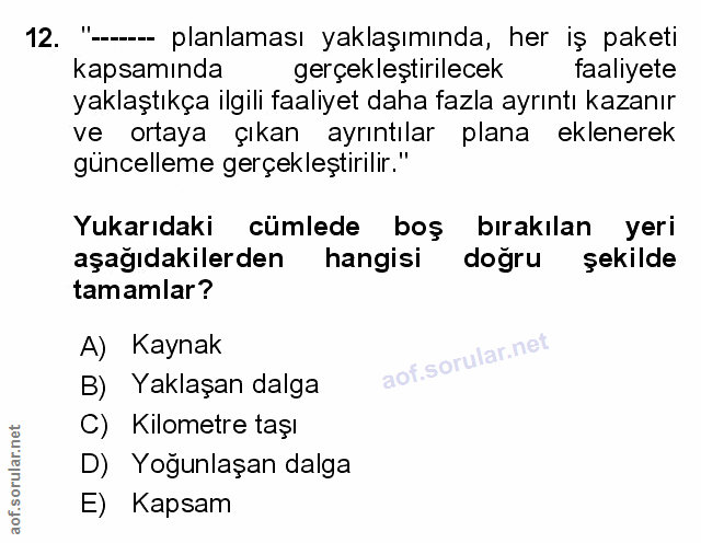 Soru 12