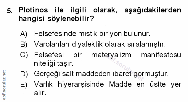 Soru 5
