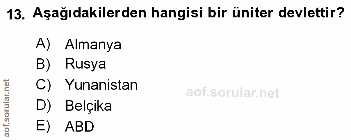 Soru 13