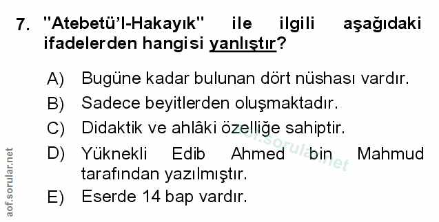 Soru 7