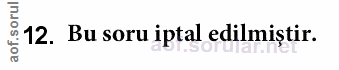 Soru 12