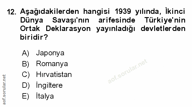Soru 12