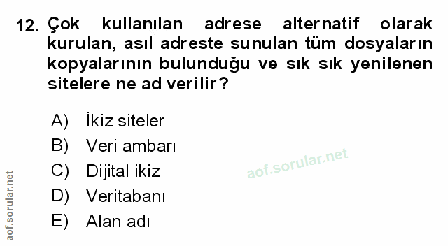 Soru 12