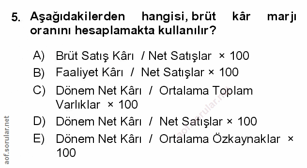 Soru 5