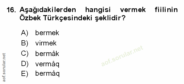 Soru 16