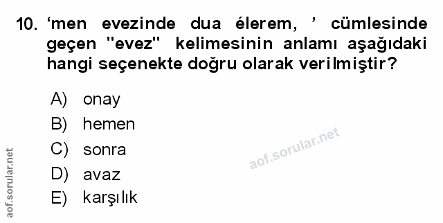 Soru 10