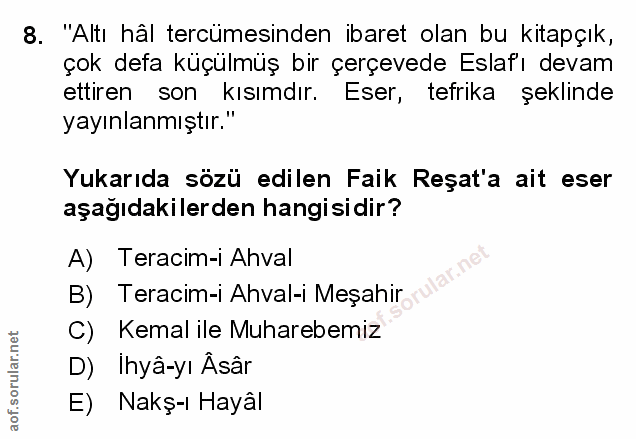 Soru 8