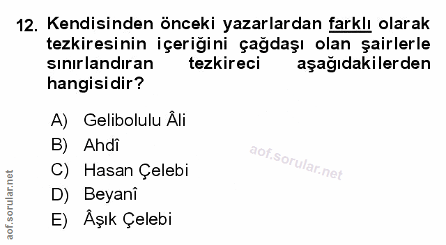 Soru 12