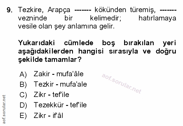 Soru 9