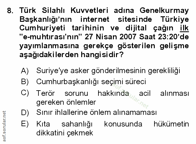 Soru 8