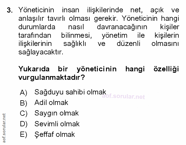 Soru 3