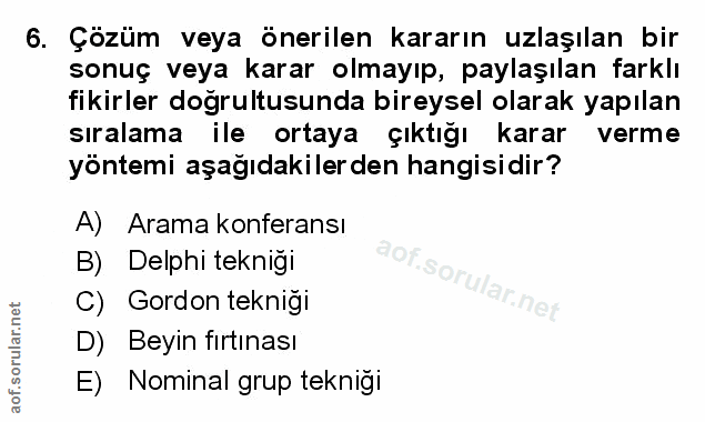 Soru 6