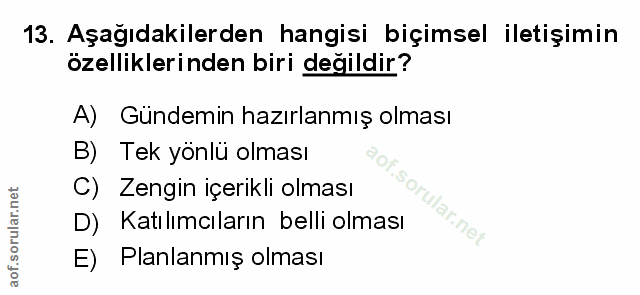 Soru 13