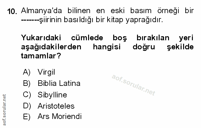 Soru 10