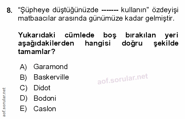 Soru 8