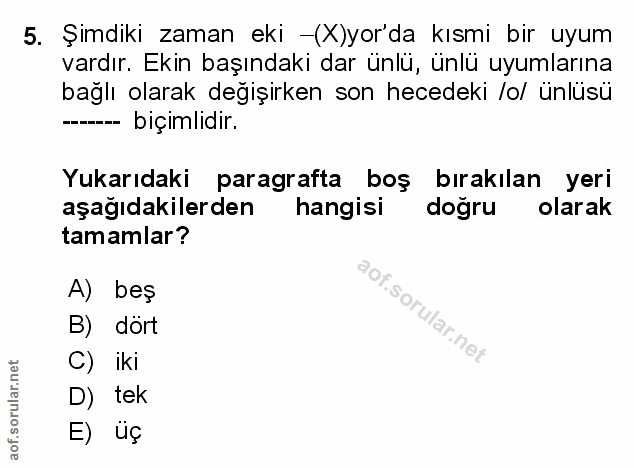 Soru 5