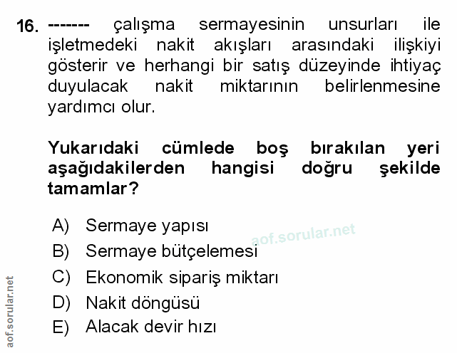 Soru 16