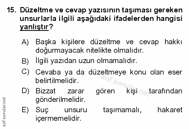 Soru 15