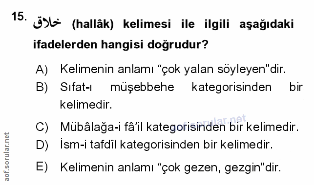 Soru 15