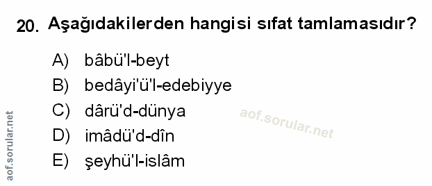 Soru 20