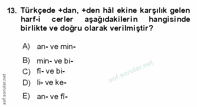 Soru 13