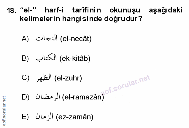 Soru 18