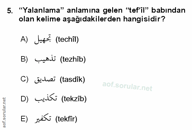 Soru 5