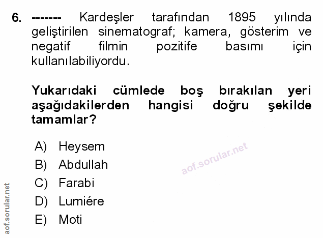 Soru 6