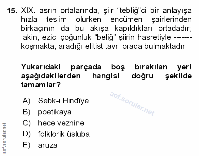 Soru 15