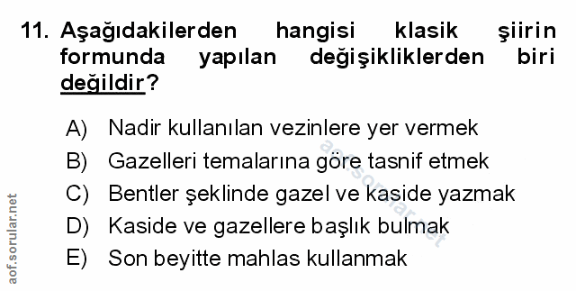 Soru 11