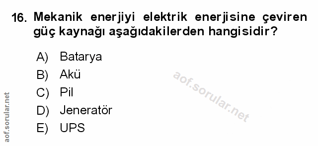 Soru 16
