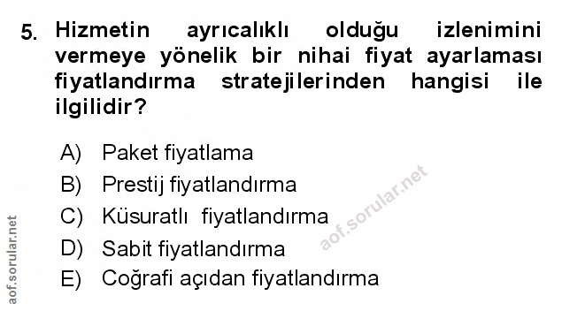 Soru 5