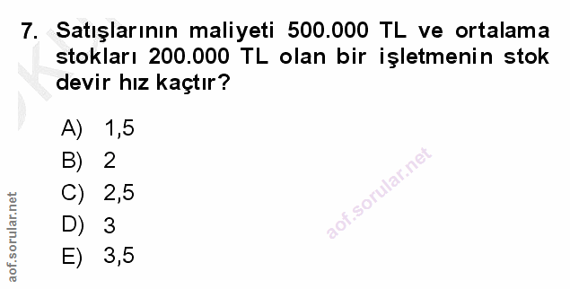 Soru 7