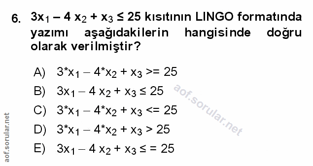 Soru 6
