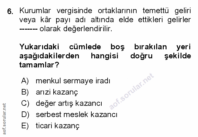 Soru 6