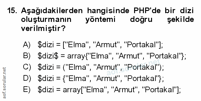 Soru 15