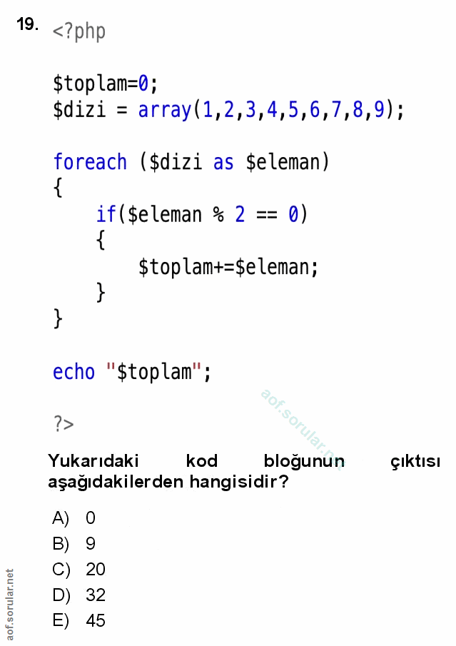 Soru 19