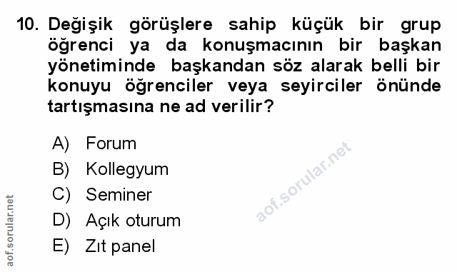 Soru 10
