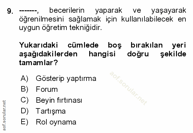 Soru 9