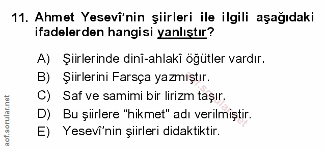 Soru 11