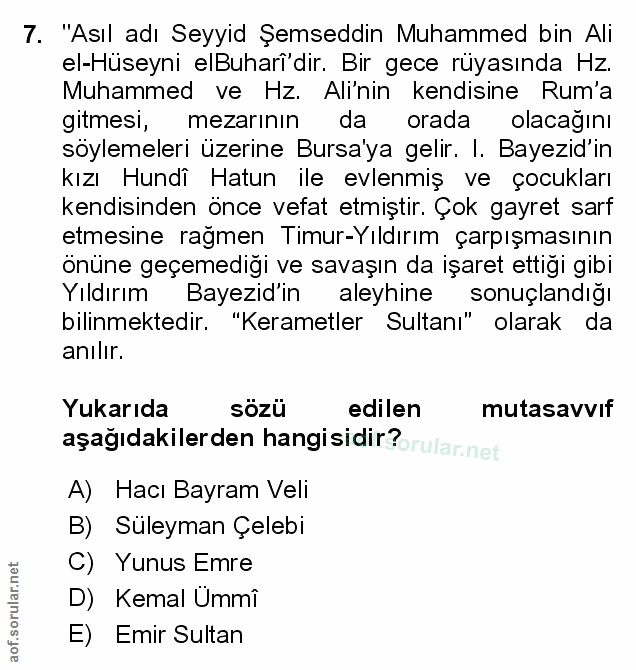 Soru 7