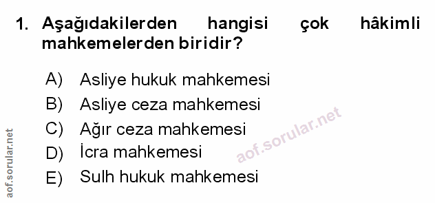 Soru 1