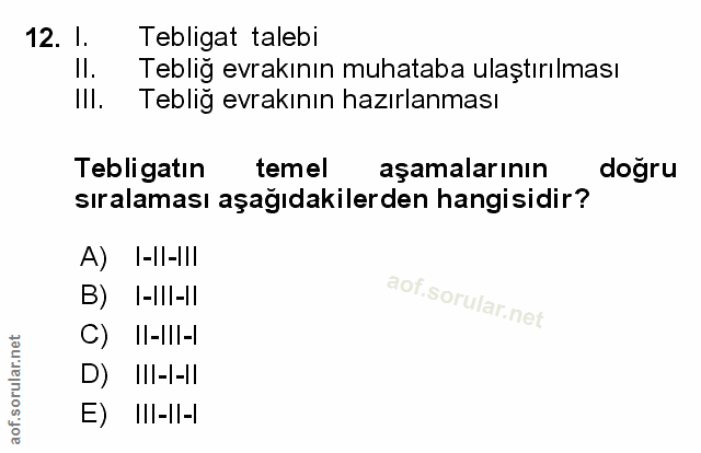 Soru 12