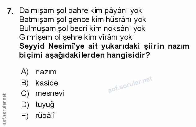 Soru 7