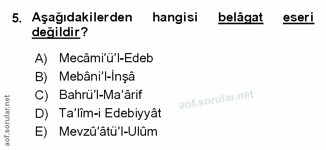 Soru 5