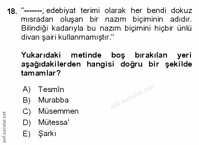 Soru 18